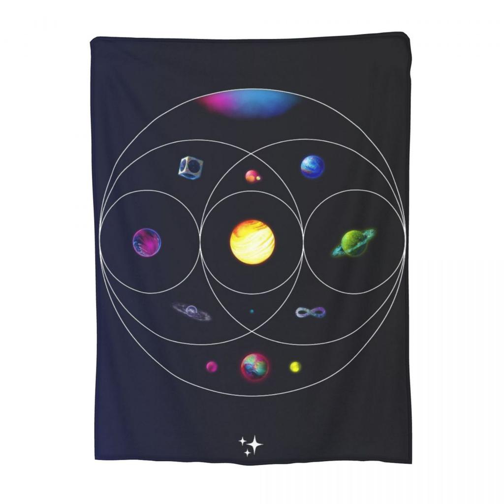Coldplay Blankets Fleece Sofa Throw Blanket Lightweight Throw Blankets for Home Bedroom Office Throws Bedspread Quilt