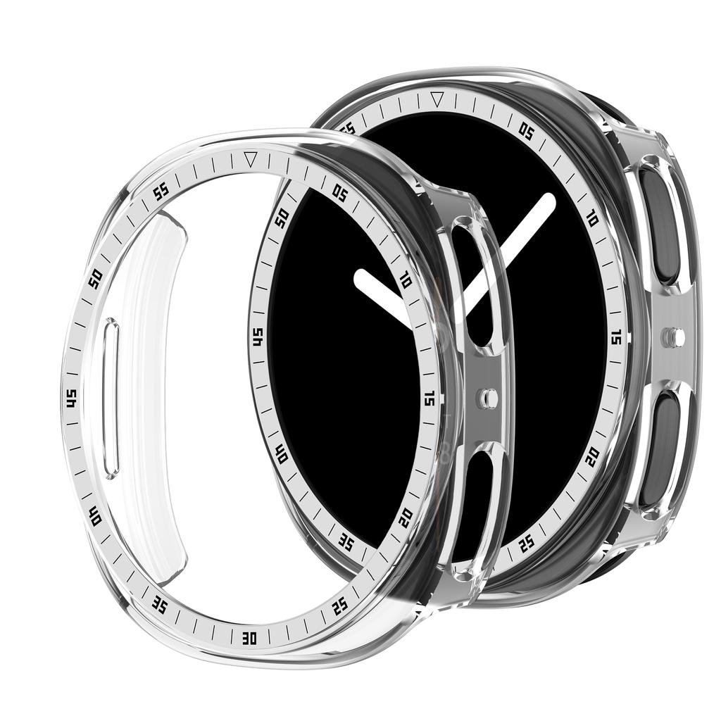 Metal scale+PC Case For Samsung galaxy watch 8 44mm 40mm Accessories Hollow Protective Bumper shell For galaxy watch 8 cover 44