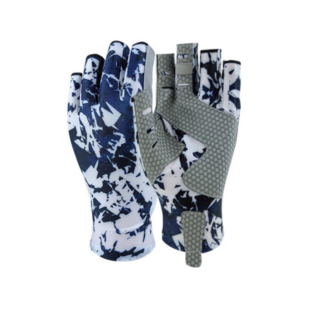 Summer Sunscreen Fingerless Fishing Gloves Fingerless Sea Fishing Gloves Nautical Sports