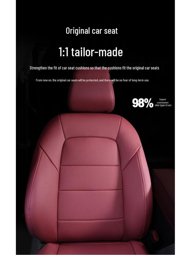 Nissan Teana Leather Seat Cushion Cover - All-Season, Full Surround