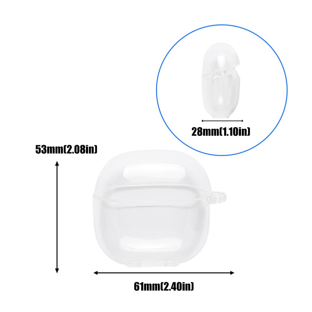 Headphone Skin Soft Housing Case Dustproof Water Resistant Protective Cover Damage Prevention Sleeve for Buds 8 Active