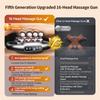 6/8/16 Heads Powerful Wireless Massager Rechargeable Massage Gun High Frequency Vibrate Relaxation Body Massaging Instrument