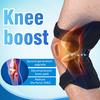 1 Pair Joint Support Non-slip Knee Pads Breathable Knee Booster Pain Relief for Knee Power Spring Force Stabilizer Leg Protect