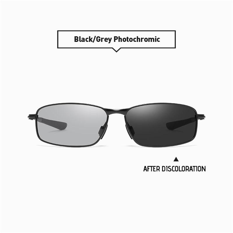 aoron Metal Frame Photochromic Polarized Sunglasses for Men Women Fashion Sports Driving Fishing Glasses UV400