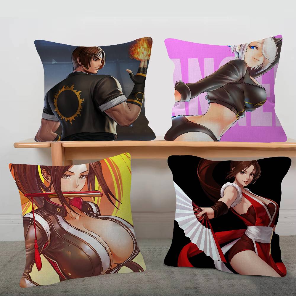 GAME The King Of Fighters Pillowcase Toon Gift Cushion Cover Bedroom Home Sofa Chair Seat Decor Pillow Case