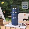 Huquan Outdoor Large Capacity Vacuum Cup 316 Stainless Steel Straw Cup for Male and Female Students Portable Travel Cup Good-looking