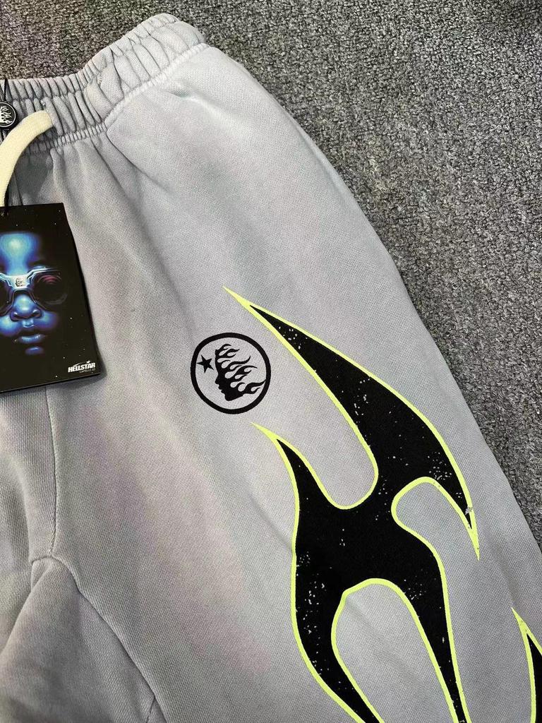 24FW Amerikanischer Retro Hellstar Studios Unisex Hoodie & Jogginghose