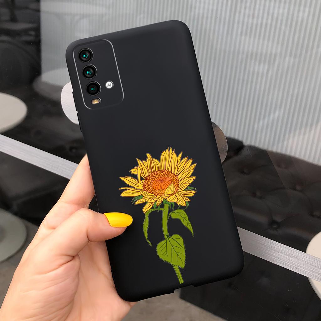 Case For Xiaomi Redmi 9T Case on Redmi 9T Soft Silicone Back Cover Funda For Xiaomi Redmi 9T Candy Color TPU Bumper Cute Cases