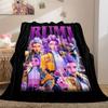 1Pc RUMIFashion Print Flannel Blanket, Comfortable for All Seasons, Home Decor, Warmth and Comfort, Perfect for Christmas Gifts821085