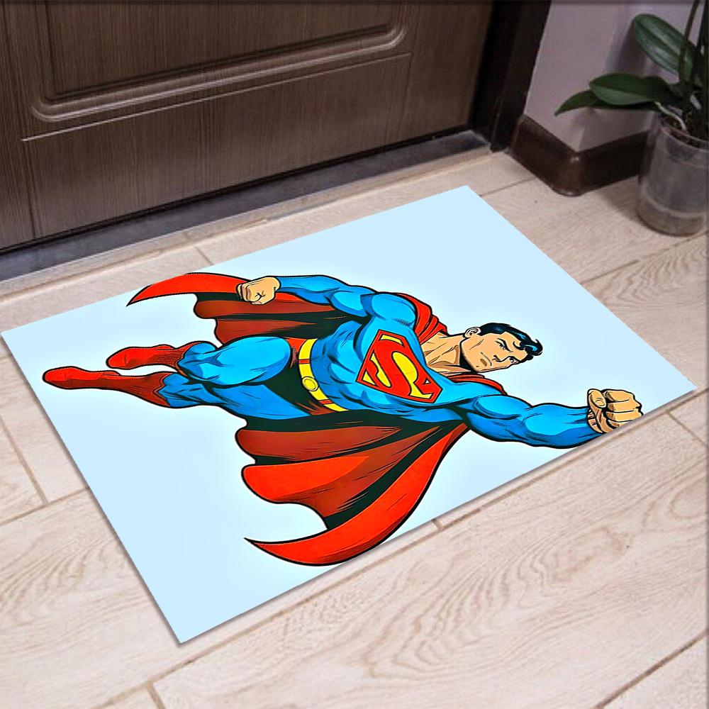 SUPERMAN Printed Carpet Rug for Office Chair Living Room Bedroom Kitchen Room Decor Gifts