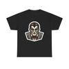 Unisex Adult T Shirt Art Deco Vampire Design Spooky Gift Retro Graphic Tee Black