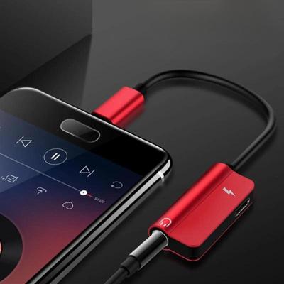 2'si 1 arada Tip C'den 3,5 mm Jack'e Kulaklık Şarj Adaptörü Huawei P30 P20 Mate 20 Pro Xiaomi 6 USB C AUX Ses Ayırıcı Dönüştürücü
