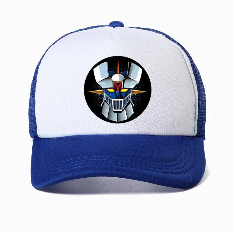 Unisex summer Dad hat Anime Mazinger Z baseball cap Für Männer Design Kurzarm Mode Benutzerdefinierte Plus Cartoon Camiseta hats