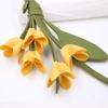 Cute Osmanthus Bag Charm Creative Handmade Pu Leather Flower Keychain Pendant Cartoon Bag Pendant Car Ornament