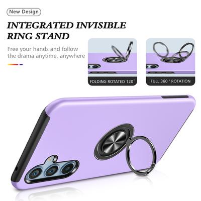 For Samsung Galaxy A15 4G/A15 5G Slim Case PC+TPU Kickstand Phone Cover