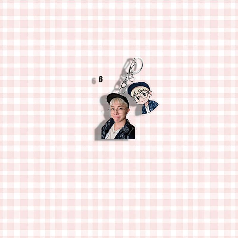 BTS Keychains, Real-life and Cartoon Character Pendants, Clothing Decorations, and Celebrity Merchandise Support Ornaments