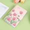 Portable Large Capacity Card Storage Bag Multi-card Slot PU Leather Short Card Bag Bunny Tulip Print Credit Card Holder Women