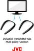 JVC Kenwood NAGARAKU Wearable Neck Wireless Approximately 15 Hours of Continuous Lightweight Design Black SP-A7WT-B Speaker, Bluetooth, Playback,