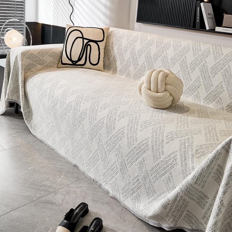 Simple and Fresh Summer Mat, Sofa Cover, Summer Cold Silk and Cool Sofa Towel, Full Cover, Seat Cushion Cover, Blanket