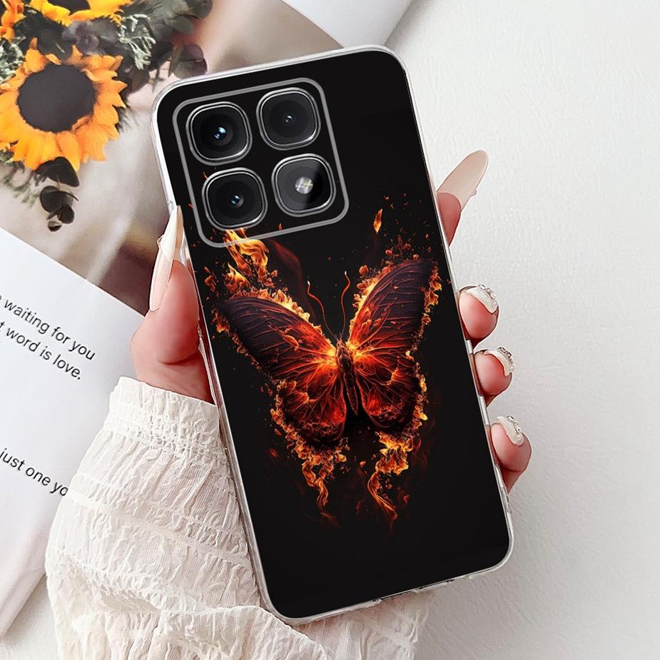 For Xiaomi Mi 14T Pro Case Cute Cat Fashion Painted Cover Soft Silicone Phone Case For Xiaomi 14T Pro Mi14T 5G Back Cover Bumper