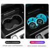 Car luminous water coaster anti-slip mat suitable for MAN TGX TGM TGS TGE car interior induction colorful atmosphere light