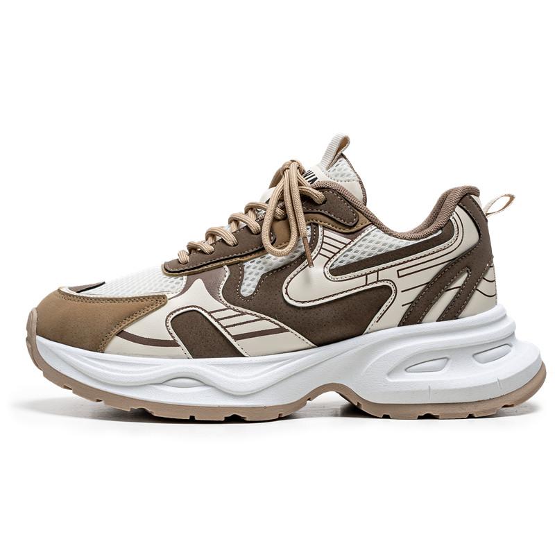 Chunky Sneakers Summer New Breathable Lightweight Casual Men'S Outdoor Anti Slip Running Shoes Fashion Student Speed Sports Shoe