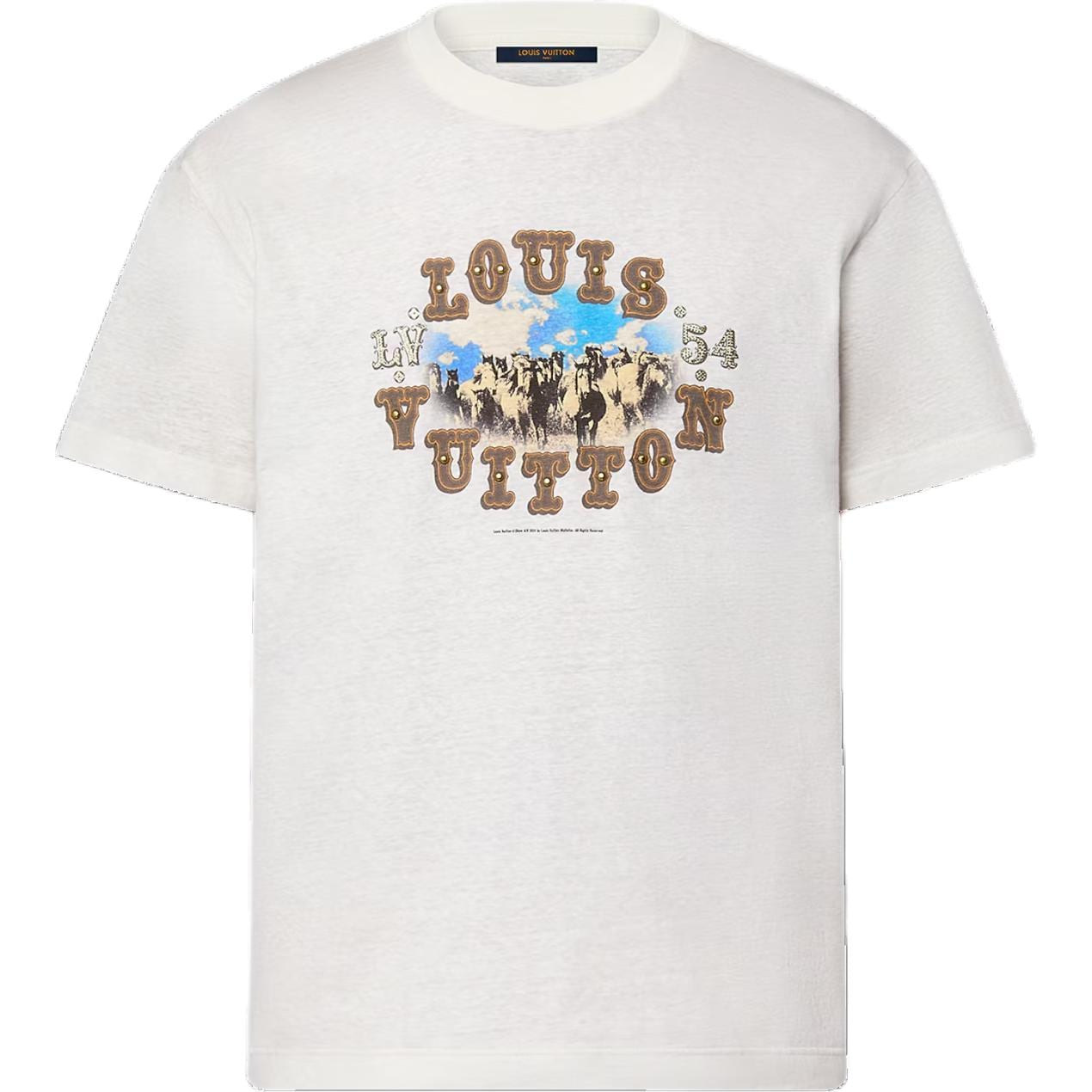 LOUIS VUITTON Graphic Cotton And Linen