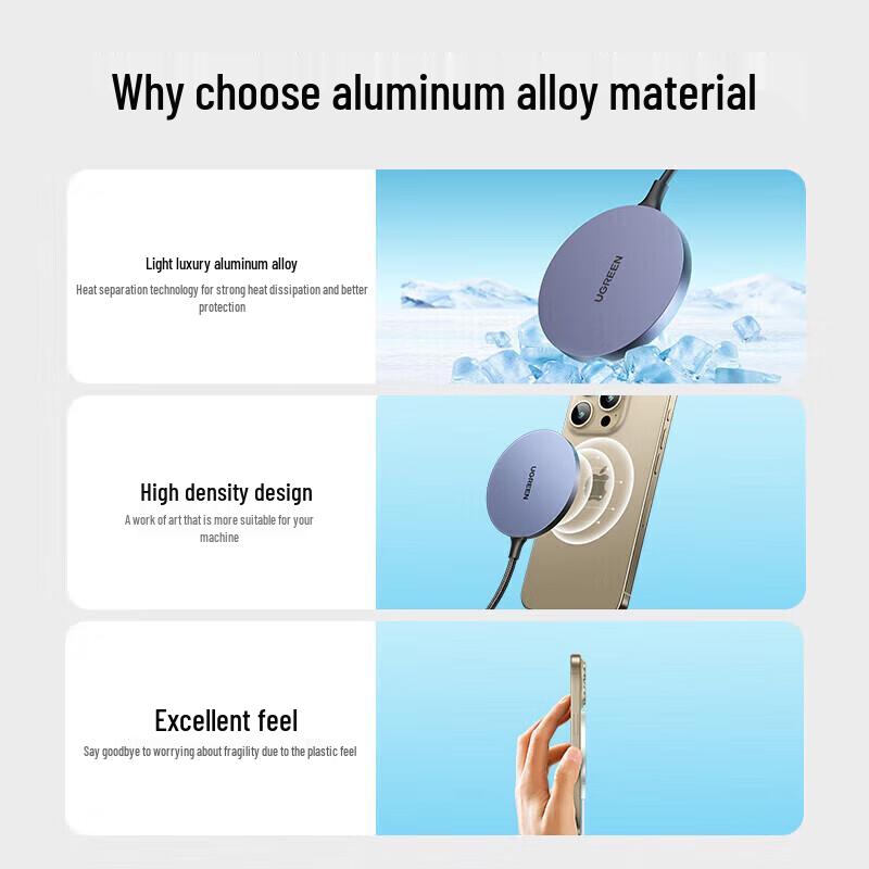 UGREEN PD20W Type-C Magnetic Wireless Charger