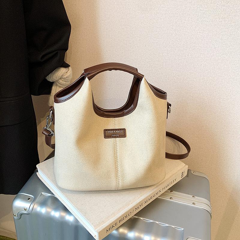 Premium Handbag Women's 2025 New Trendy Fashion Commuter Shoulder Bag Casual Versatile Messenger Bucket Bag