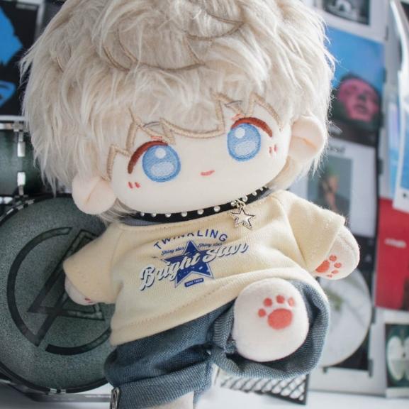 Doll Clothes For 17Cm-20Cm Cotton Dolls Labubu Clothes Doll American Hip Hop V1 V2 Doll Clothing Accessories