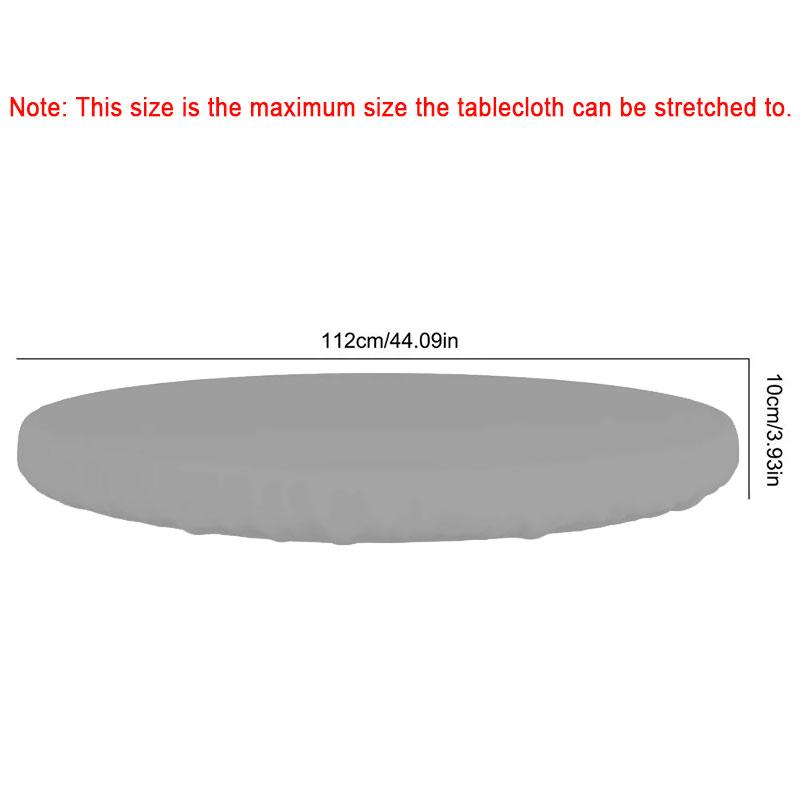 Round Table Rain Cover Outdoor Garden Furniture Waterproof Sun-Proof Protection Garden Patio Rain Covers Oxford Fabric Lining