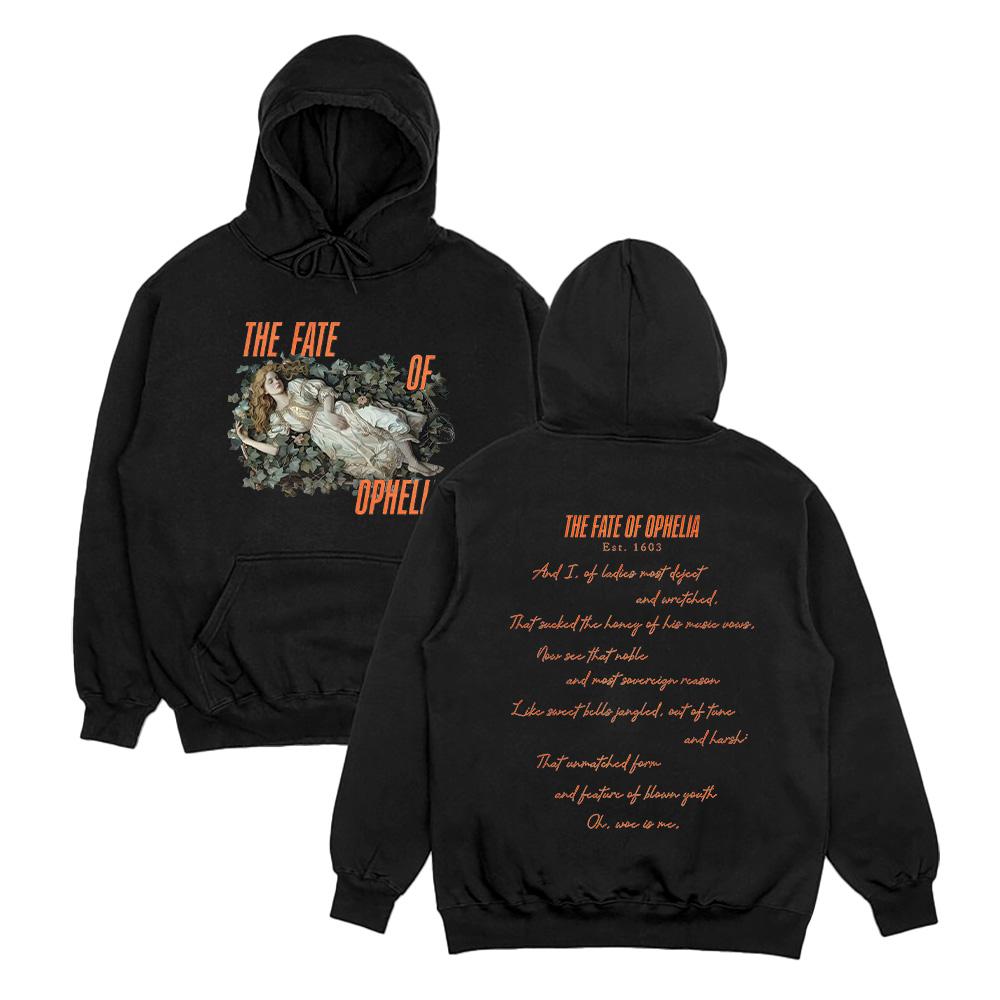 

The Fate of Ophelia Hoodies Vintage 2025 New Song Men Women Sweatshirt Aesthetic Winter Clothes Cotton Pullover Long Sleeve Tops 3XL