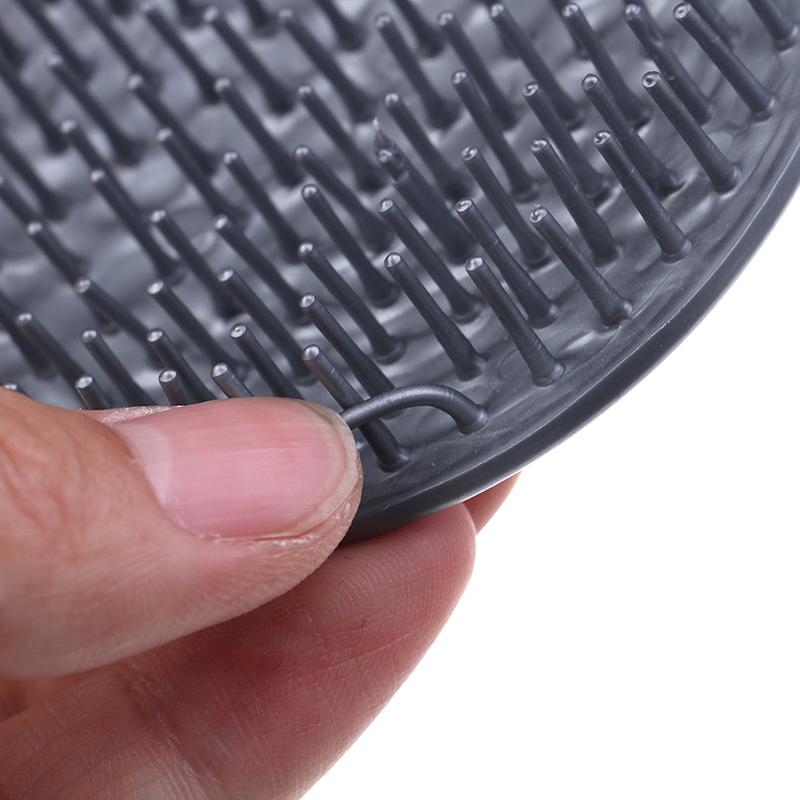 Shower Hair Shampoo Brush Comb Silicone Massage Scalp Anti-Skid Hairbrush Care