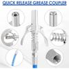 Grease Gun Clutch, Attachment, G Grease Gun Mouthpiece Coupler, Locking Pliers for All Types of Grease Guns, Easy To On And Off with 30cm Hose