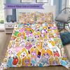 LankyBox Cartoon Pattern Bedding,Quilt Set Quilt Cover Pillowcase Home Birthday Gift (1*duvet Cover+2*pillowcase,without core)ZSJT0917061