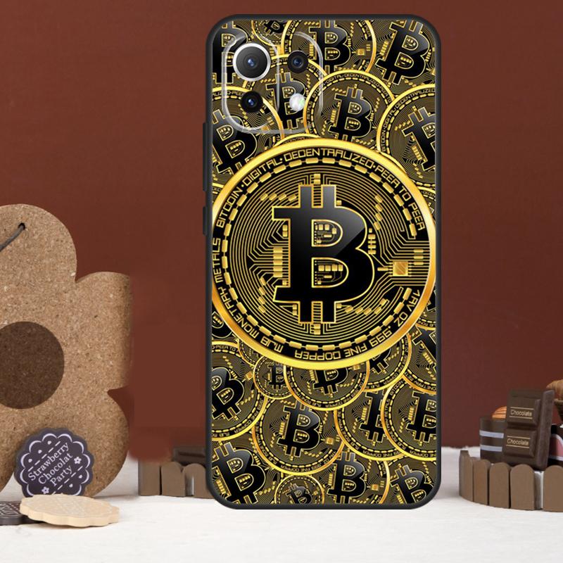 Bitcoin Coins Funny Case For Xiaomi 15 Ultra 14 15T 13T 14T 17 Pro Max POCO F8 Ultra X7 X5 X6 F5 F6 F7 Pro Cover