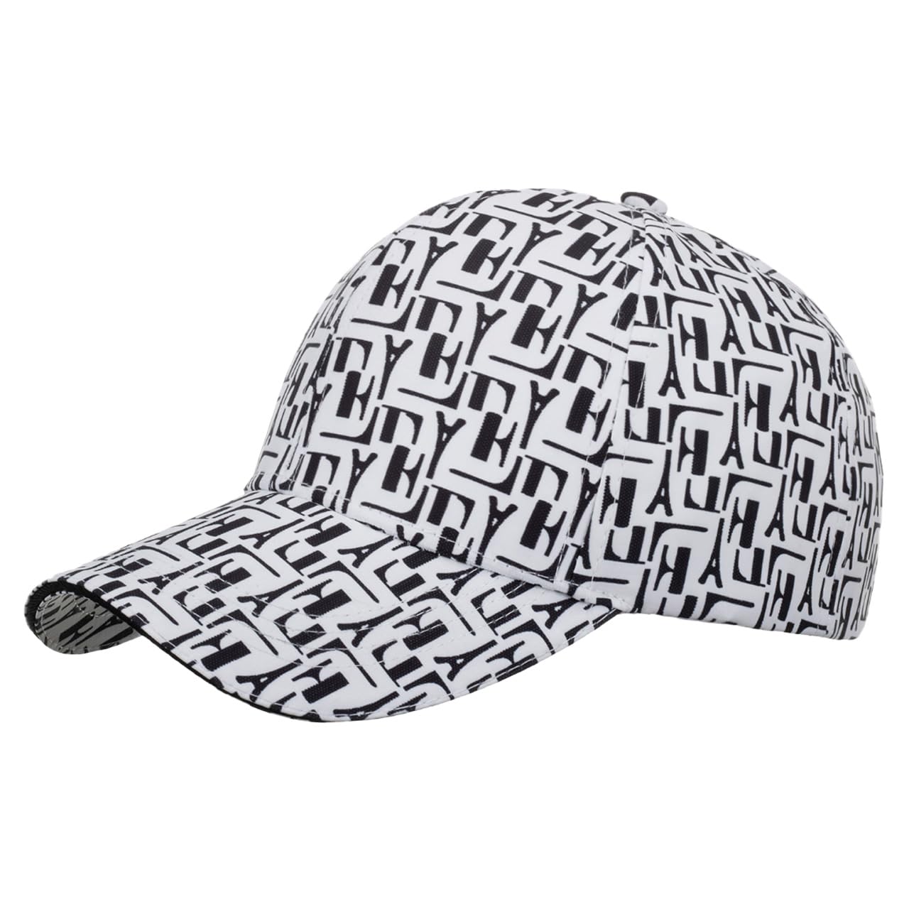 

Cap Maze Pattern Hat Sports Running Outdoor Women Men CA645 [White Fang] (White) белый