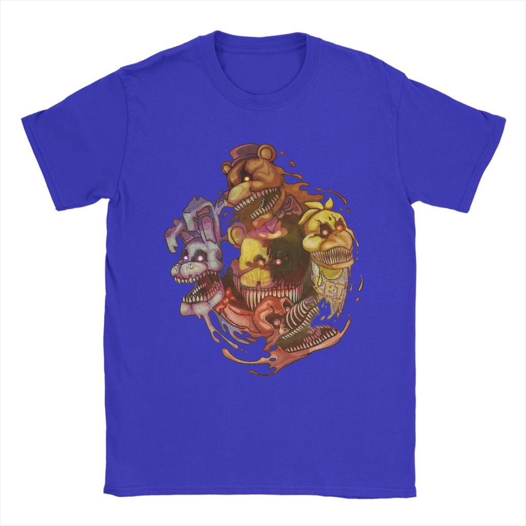 T-shirt décontracté Plage Cinq Nuits Chez Freddy Springtrap T-shirts tendance 100% Coton T-shirt Pour Couple Y2k Hauts Décontractés