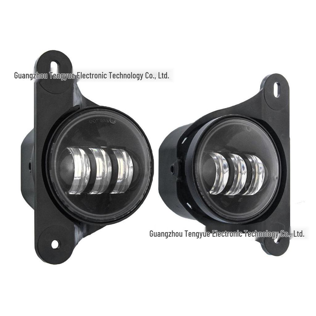 Wrangler 10th Anniversary 4-inch 30W LED Fog Lights for Front Bumper