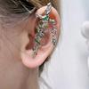Gotisk slange øreklem med torner design smykketilbehør for trendy moteentusiaster som søker unike stiler til daglig bruk