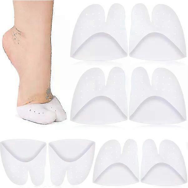 Toe Protection Sleeves, 4 Pairs, Made of Soft and Durable Silicone Material