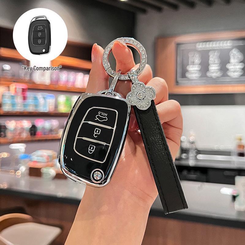 Hyundai Schlüsselhülle für ix35, Langdong, Lingdong, Mingtu, Elantra, ix25, Reina, Santa Fe, Fiesta