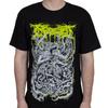 Summer Short Sleeved Fashion Brand Tshirt Luxurious Casual Retro Top Y2k Ingested Band Pattern Cotton Tshirt Unisex