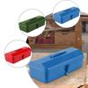 Large Metal Toolbox Heavy Duty Repair Chest Iron Construction Hardware Storage  Auto Plumber