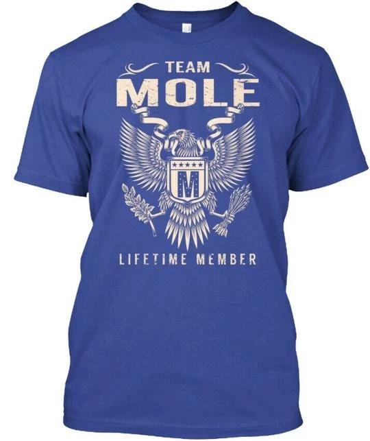 Team Mole Lifetime Member T shirt Made in the USA Size S to 5XL S