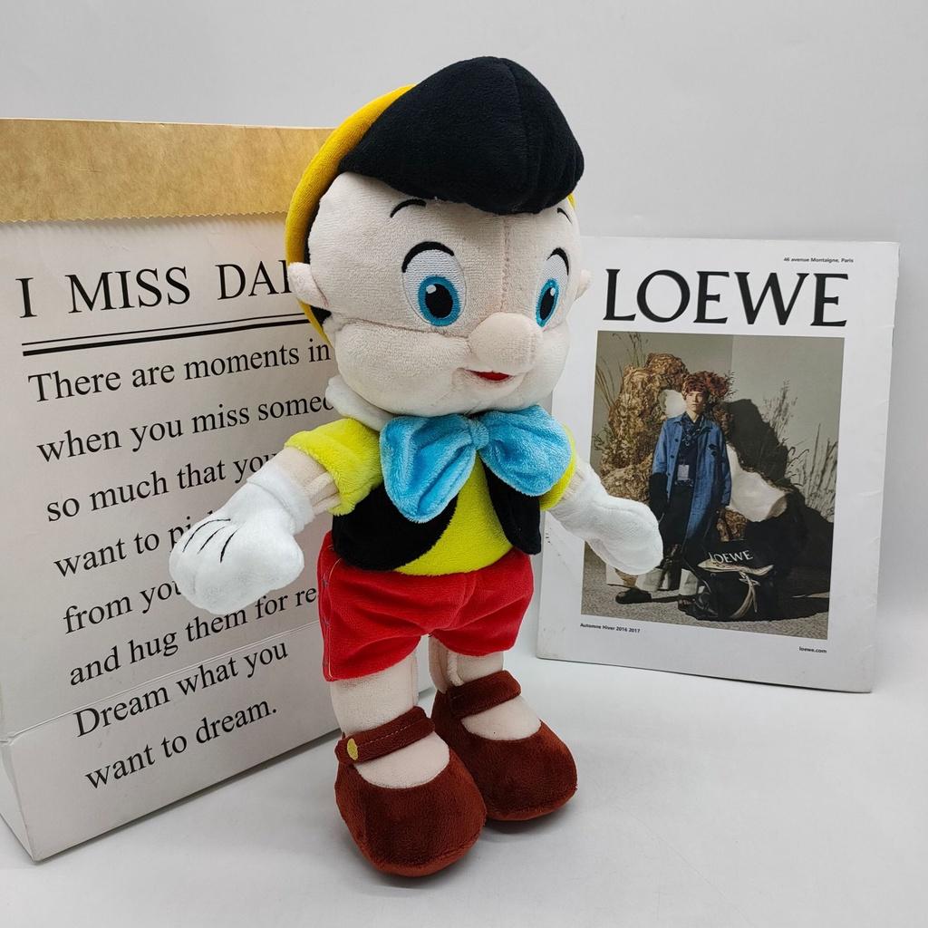 Disney Pinocchio plyšová hračka 35 cm měkká vycpaná panenka pro děti dárek k narozeninám