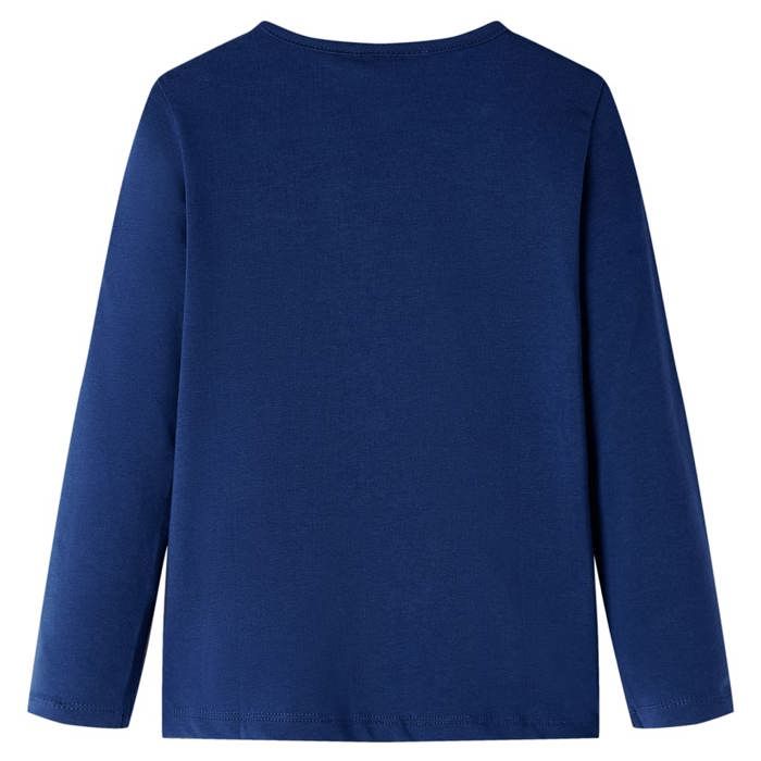 Kids' Long-sleeved T-shirt Navy Blue 92/104/116/128/140