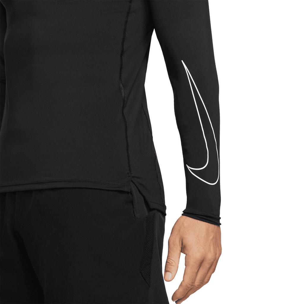 Nike Pro Dri-FIT Slim Fit Langarm-Oberteil 'Schwarz' Herren DD1980-010