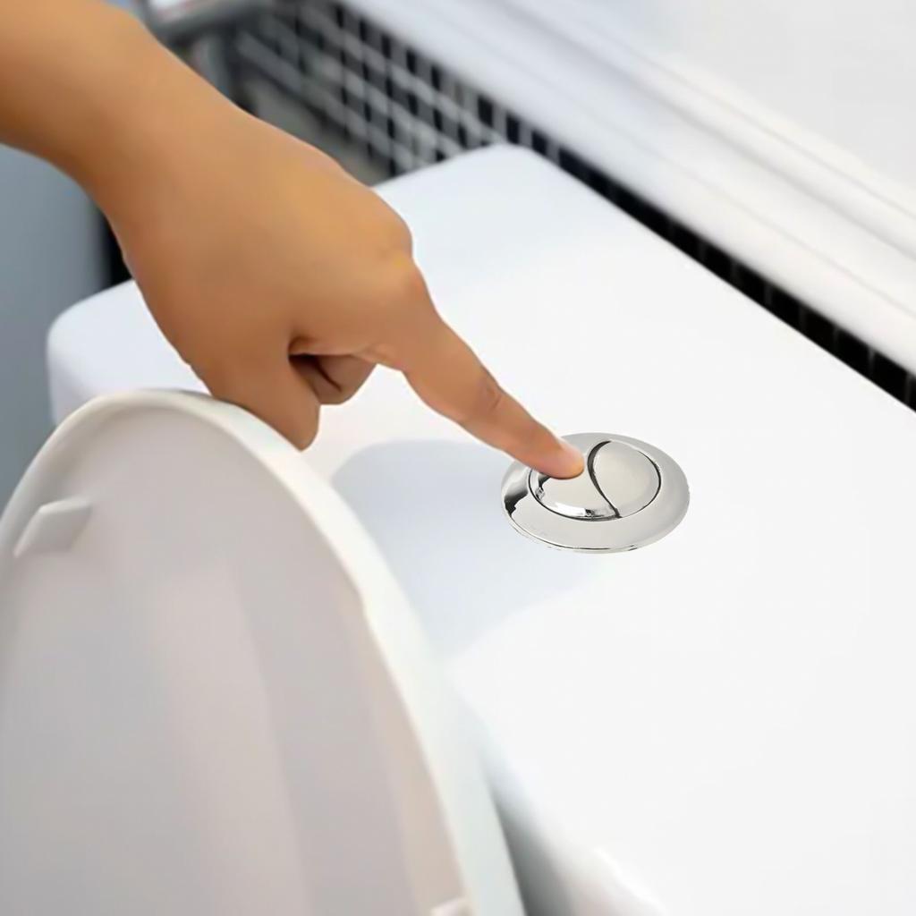 ABS Toilet Flush Button Bathroom Accessories Push Button