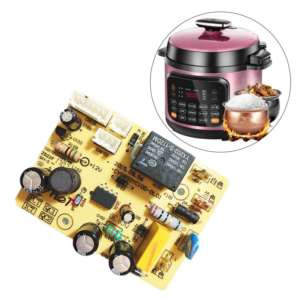Elektrisk trykkoker Kretskort Strømkort Erstatning PCB Hovedkort Perfekt for elektriske trykkokere